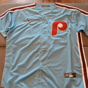 Brand NEW Philadelphia Phillies Jersey Kyle Schwarber #12 Blue Size X-Large